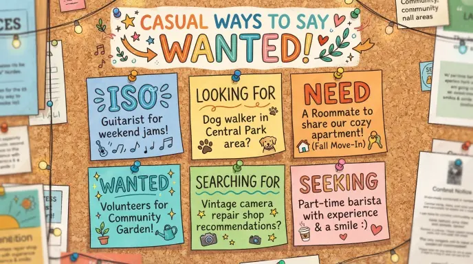 Informal and Casual Alternatives