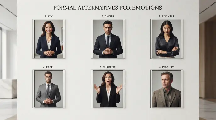 Formal alternatives for emotions