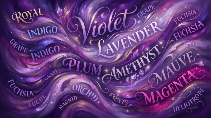 synonyms for purple